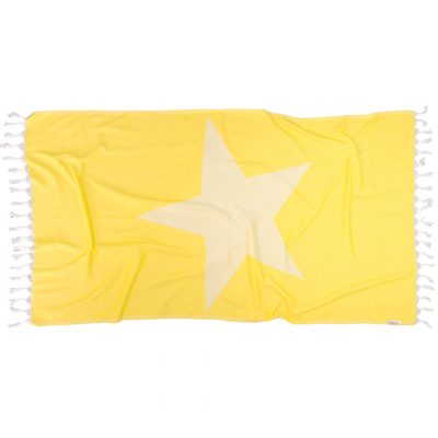 плажна кърпа yellow starfish